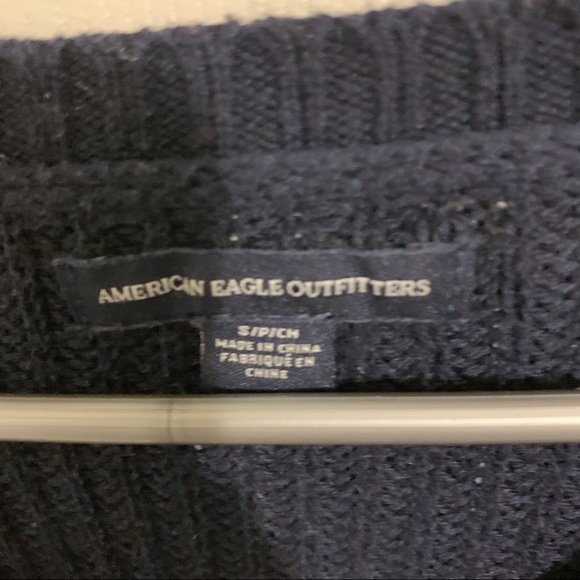 AEO Striped Sleeve Sweater - Picture 5 of 5